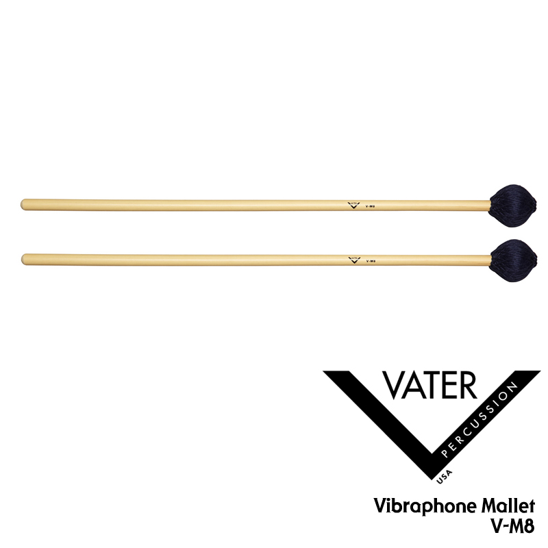 [★드럼채널★] Vater Vibraphone Mallet VM-8 (Med-Hard) /VM-8/말렛/마림바